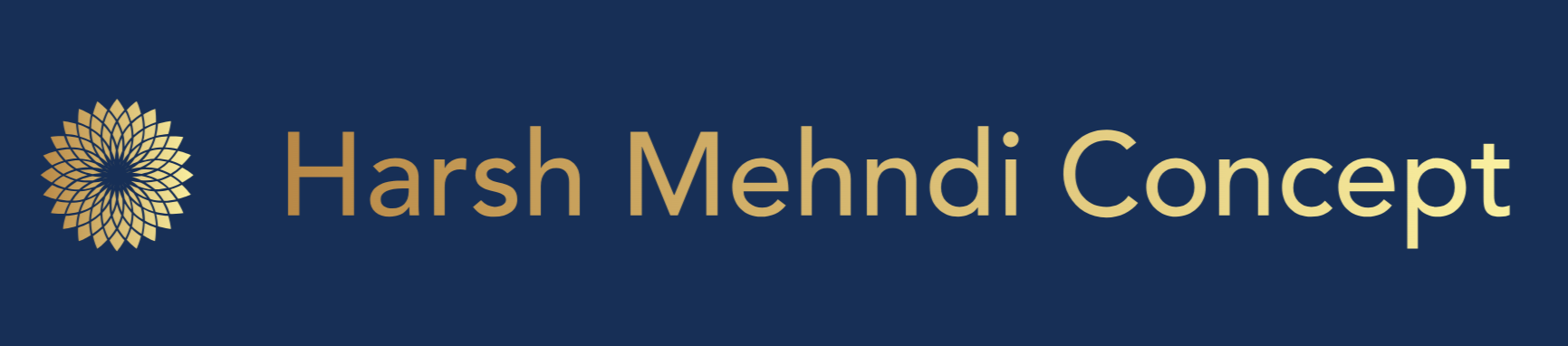 Harsh Mehndi Concept Logo